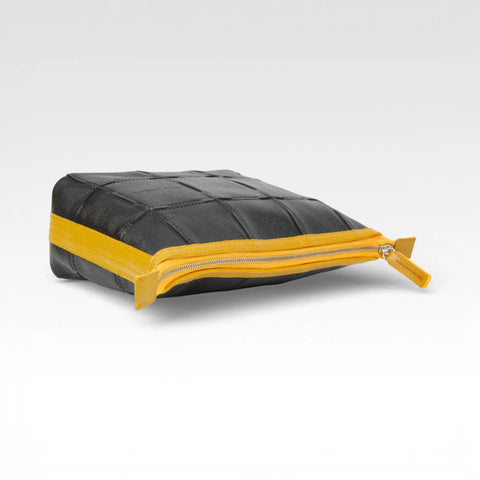 Cosmetics Case / Toiletry Bag | Leather & Fire-hose