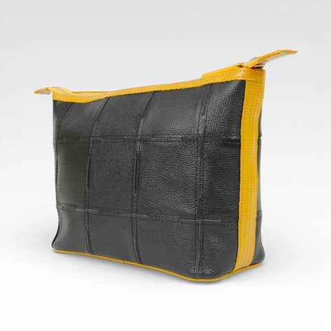 Cosmetics Case / Toiletry Bag | Leather & Fire-hose