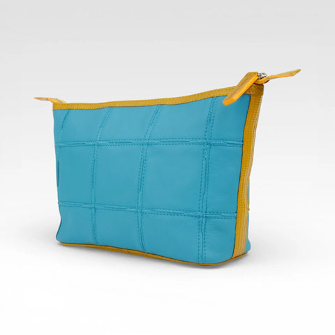 Cosmetics Case / Toiletry Bag | Leather & Fire-hose