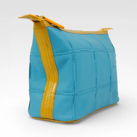 Cosmetics Case / Toiletry Bag | Leather & Fire-hose