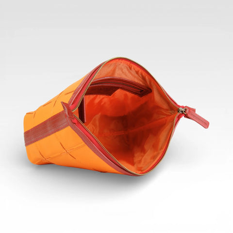 Cosmetics Case / Toiletry Bag | Leather & Fire-hose