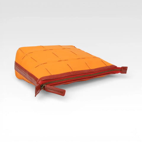 Cosmetics Case / Toiletry Bag | Leather & Fire-hose