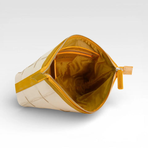 Cosmetics Case / Toiletry Bag | Leather & Fire-hose