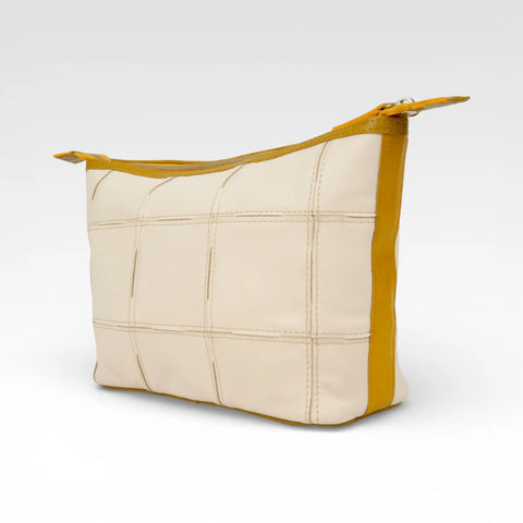 Cosmetics Case / Toiletry Bag | Leather & Fire-hose