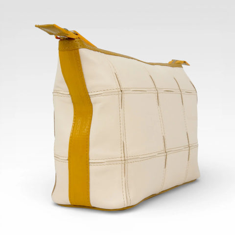 Cosmetics Case / Toiletry Bag | Leather & Fire-hose