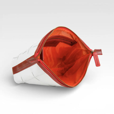 Cosmetics Case / Toiletry Bag | Leather & Fire-hose