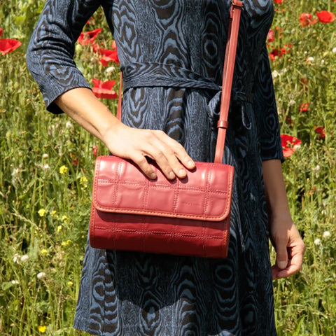 Crossbody Bag | Leather & Fire-hose