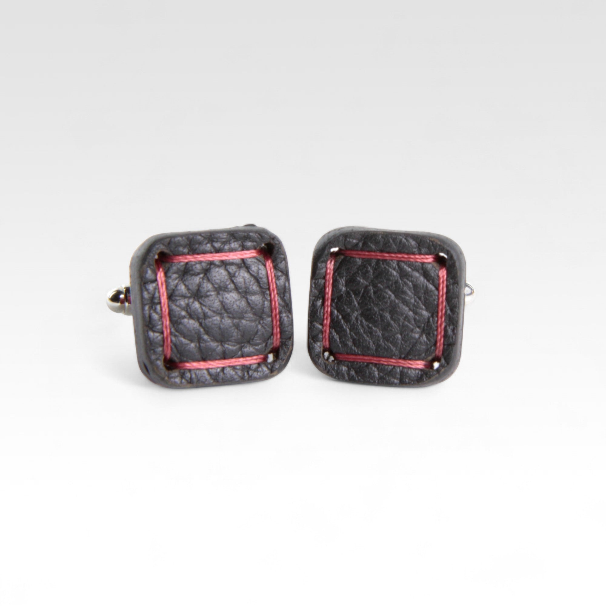Torpedo Cufflinks | Leather & Fire-hose
