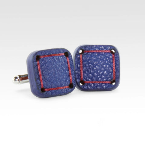 Torpedo Cufflinks | Leather & Fire-hose