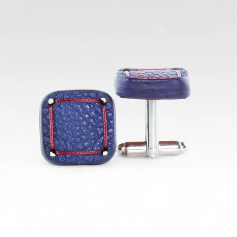 Torpedo Cufflinks | Leather & Fire-hose