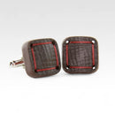 Torpedo Cufflinks | Leather & Fire-hose