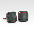 Torpedo Cufflinks | Leather & Fire-hose