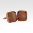 Torpedo Cufflinks | Leather & Fire-hose