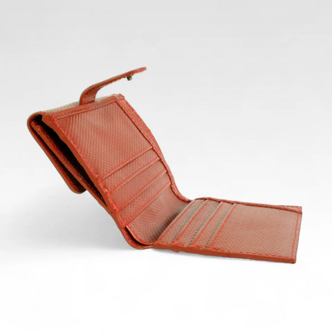 Folding Purse | Leather & Fire-hose