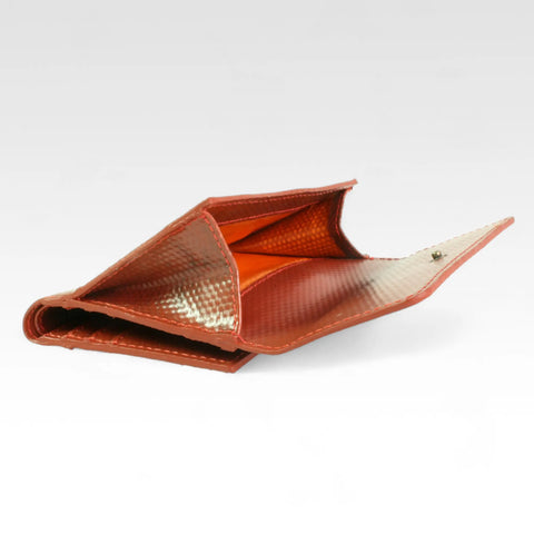 Folding Purse | Leather & Fire-hose