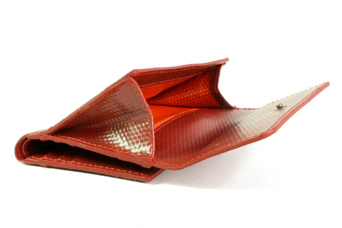 Folding Purse | Leather & Fire-hose