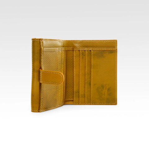 Folding Purse | Leather & Fire-hose