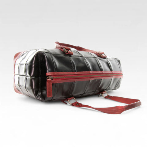 Gladstone Travel Bag | Leather & Fire-hose