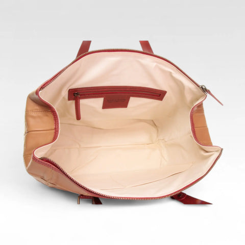 Gladstone Travel Bag | Leather & Fire-hose