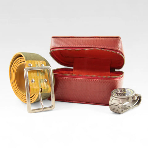 Large Box | Leather & Fire-hose