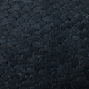 Elvis & Kresse Sustainable hand-woven rescued leather rug - black