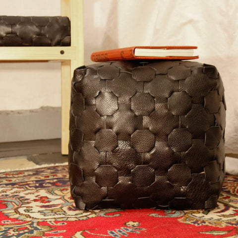 Leather Cube