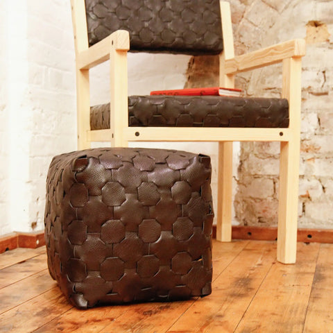 Leather Cube