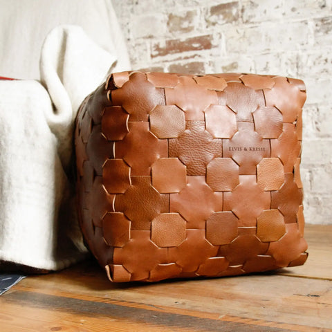 Leather Cube