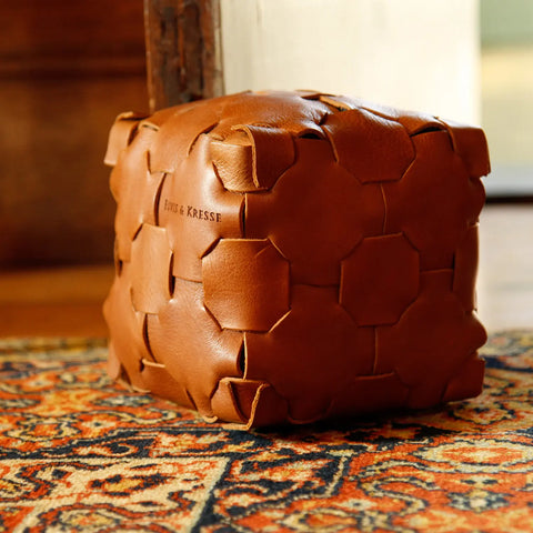 Leather Cube