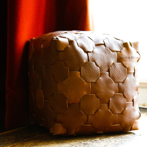 Leather Cube