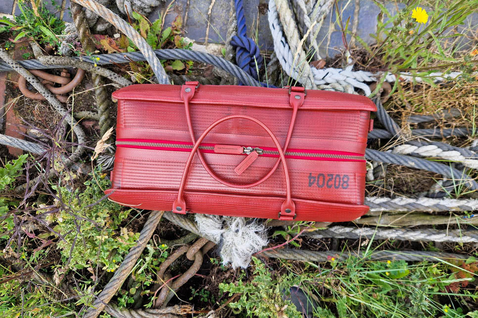 sustainable luxury travel bag