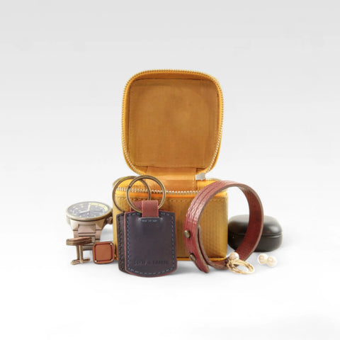 Medium Box | Leather & Fire-hose