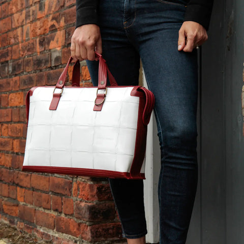 Metropolitan Bag | Leather & Fire-hose