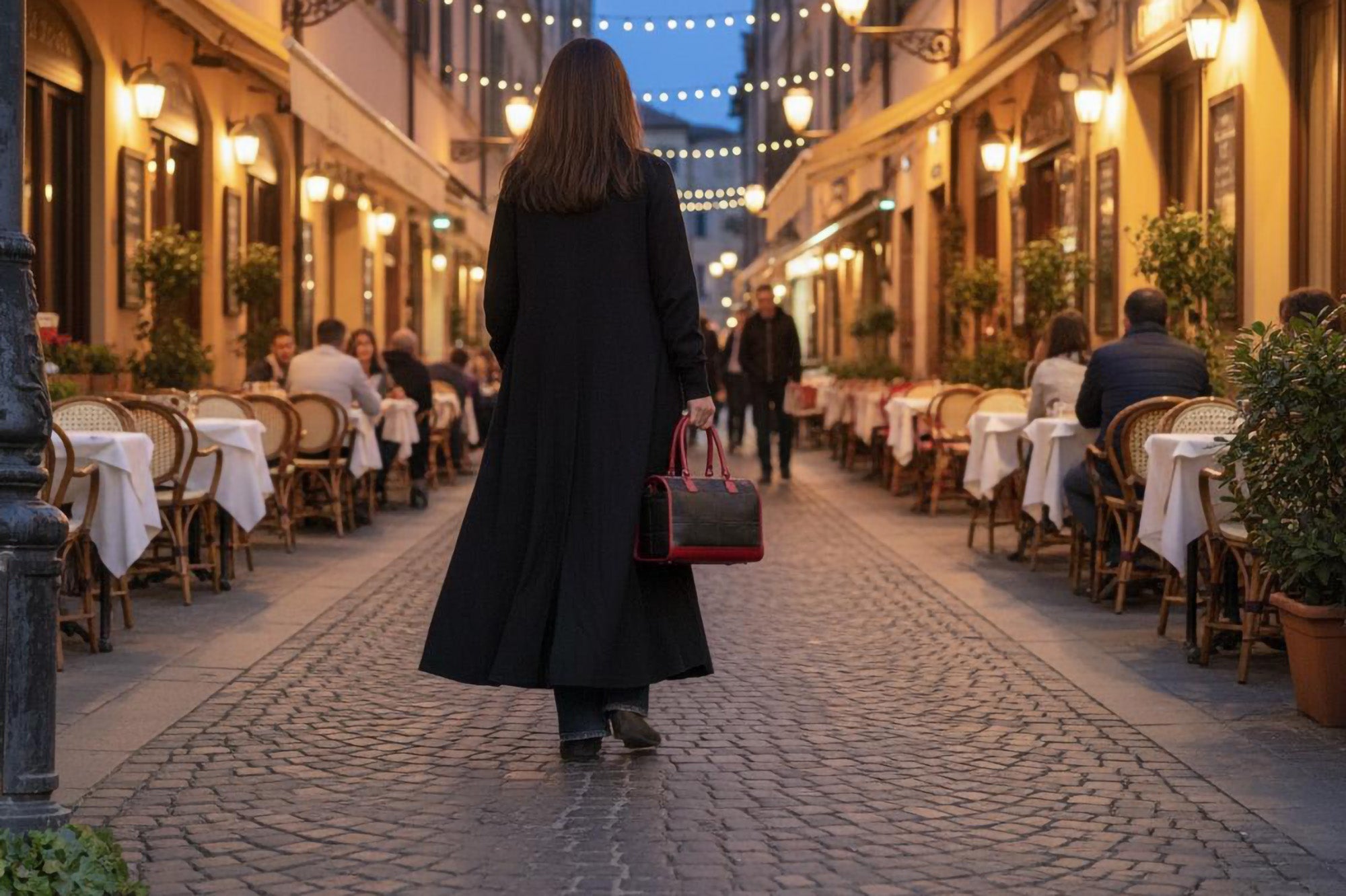 Small Post Bag | Leather & Fire-hose