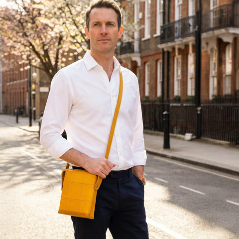 Saddle Bag | Leather & Fire-hose