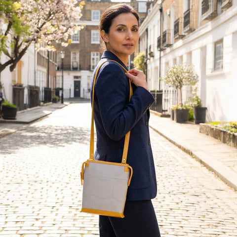 Saddle Bag | Leather & Fire-hose