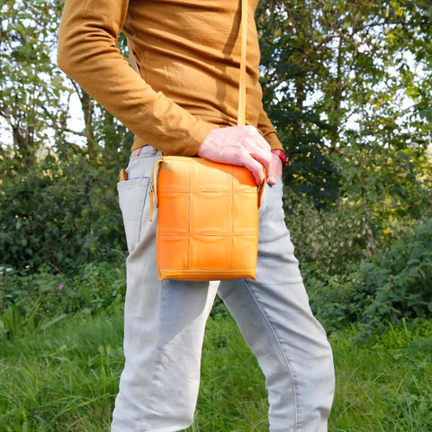 The Elvis & Kresse Saddle Bag is ethically made using small-batch production and fair labour practices