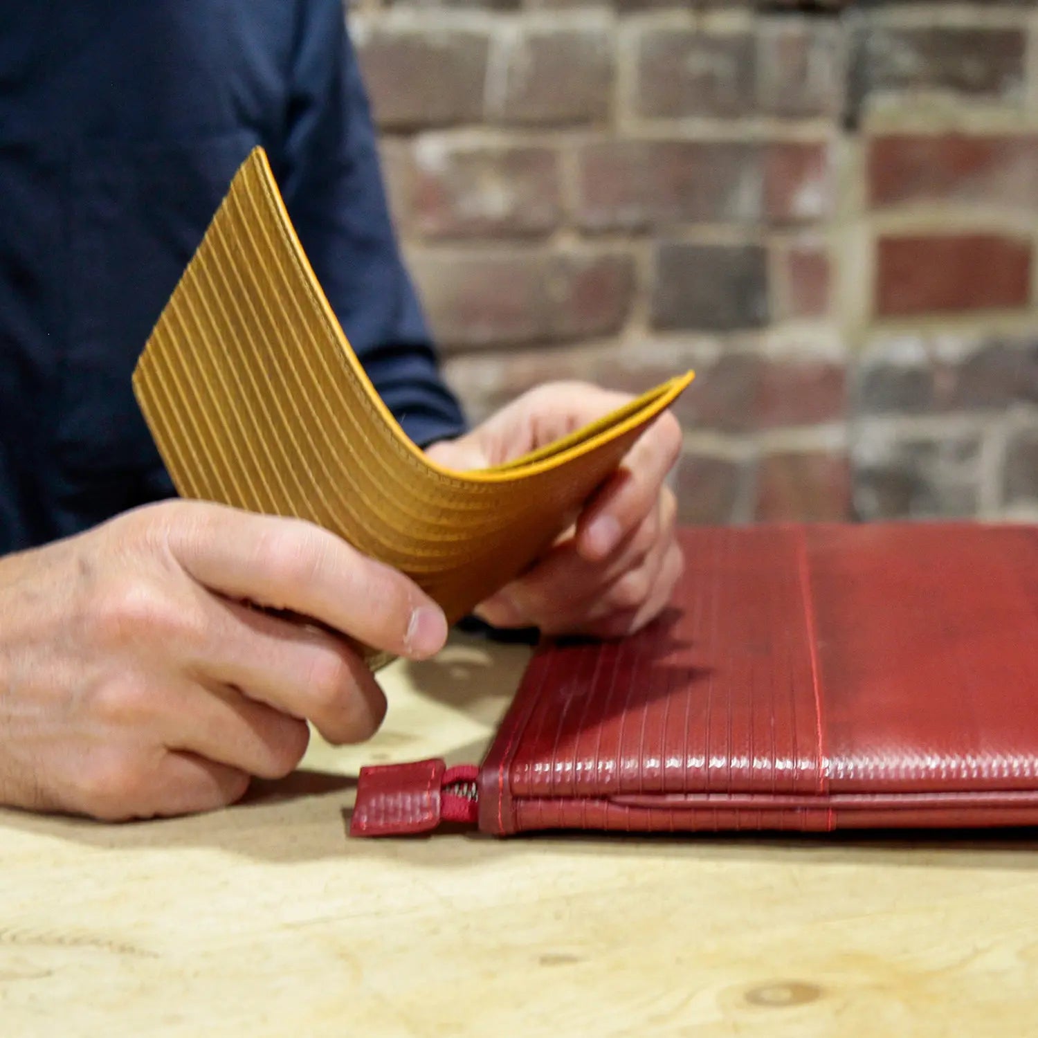 Billfold Wallet with Coin Pocket | Fire-hose