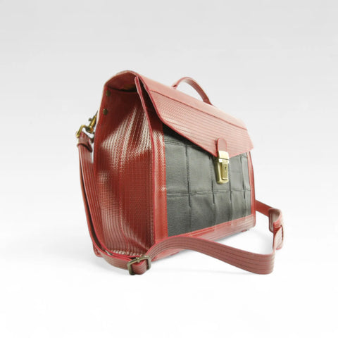 Continental Briefcase | Leather & Fire-hose
