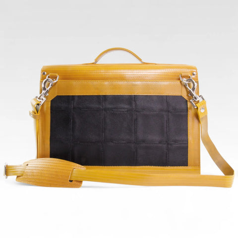 Continental Briefcase | Leather & Fire-hose