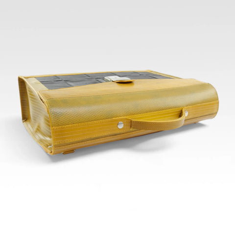 Continental Briefcase | Leather & Fire-hose