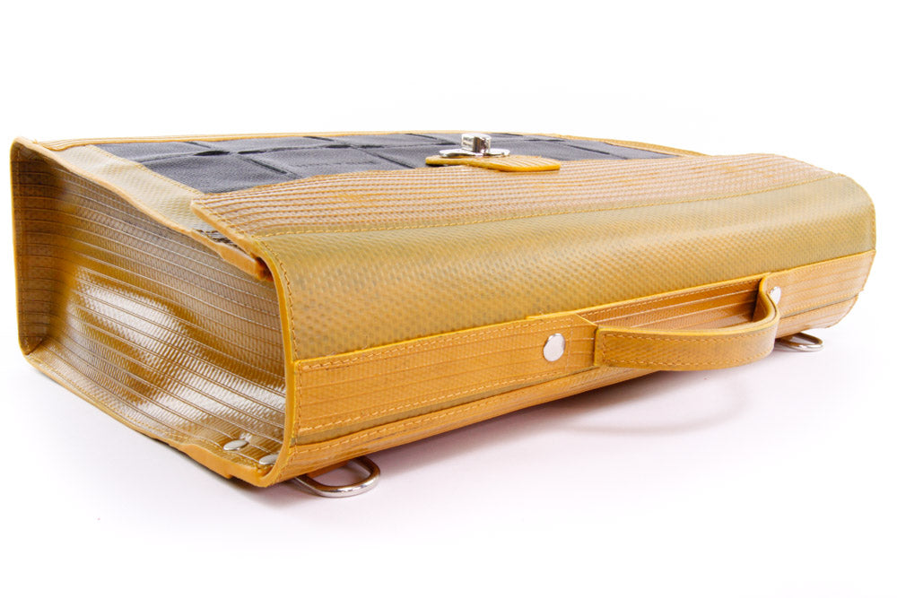 Sustainable Eco Friendly Vegan Leather Briefcase Elvis Kresse