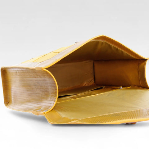 Continental Briefcase | Leather & Fire-hose