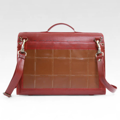 Continental Briefcase | Leather & Fire-hose