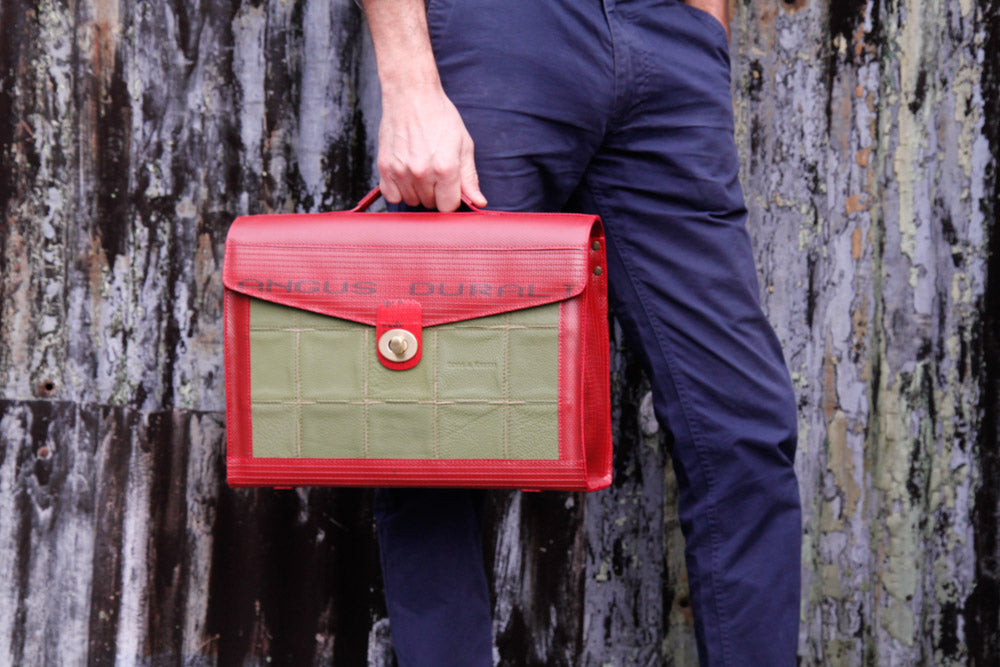 Sustainable Luxury Briefcase by Elvis & Kresse