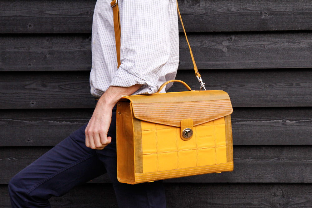 Sustainable Luxury Briefcase by Elvis & Kresse