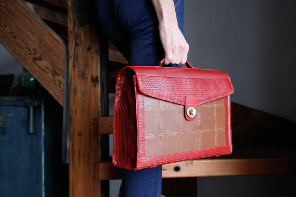 Sustainable Luxury Briefcase by Elvis & Kresse