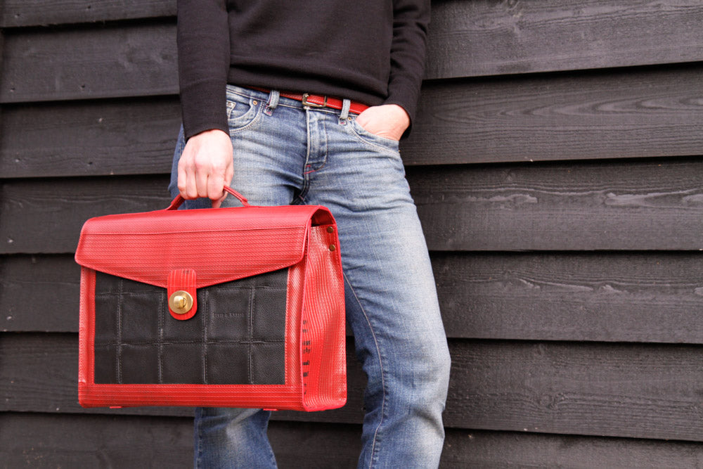 Sustainable Luxury Briefcase by Elvis & Kresse