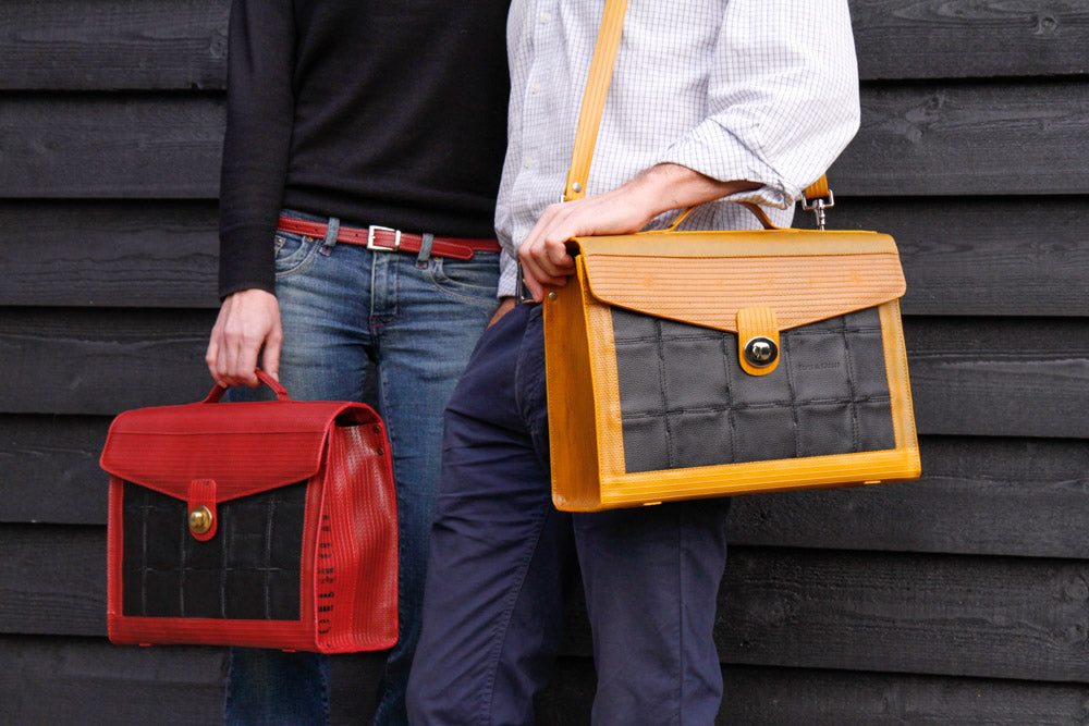 Sustainable Luxury Briefcase by Elvis & Kresse