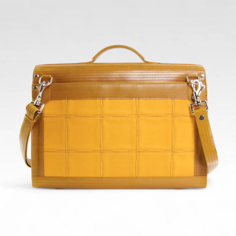 Continental Briefcase | Leather & Fire-hose